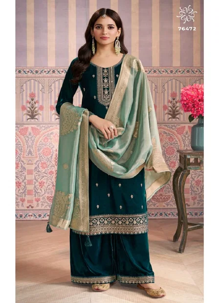 Kaveri By Vinay Kuleesh Velvet Embroidery Online Salwar Kameez Wholesale